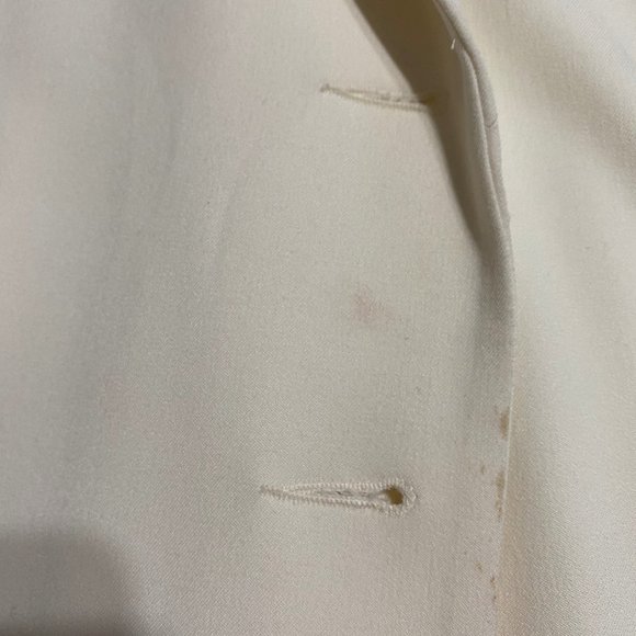 Ivory Knee length blazer - Picture 7 of 8